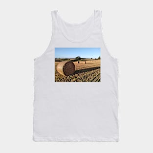 Round bales in evening light Tank Top